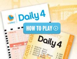 ca lottery|Daily 4 .